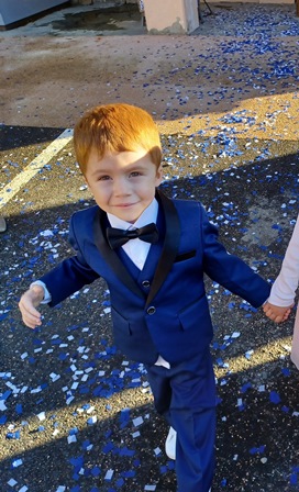 costume bleu enfant